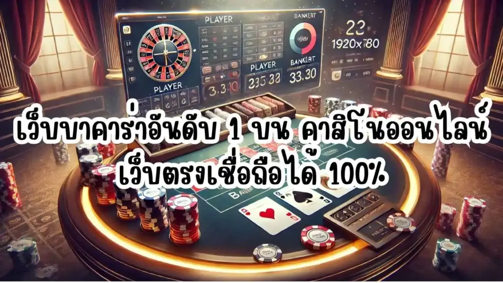 เว็บบาคาร่าอันดับ 1